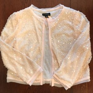 Sequin Cropped Cardigan